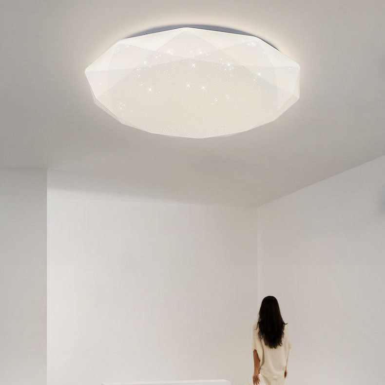 Moderne Einfachheit Voller Himmel Stern Diamantform LED Deckenleuchte für das Wohnzimmer 