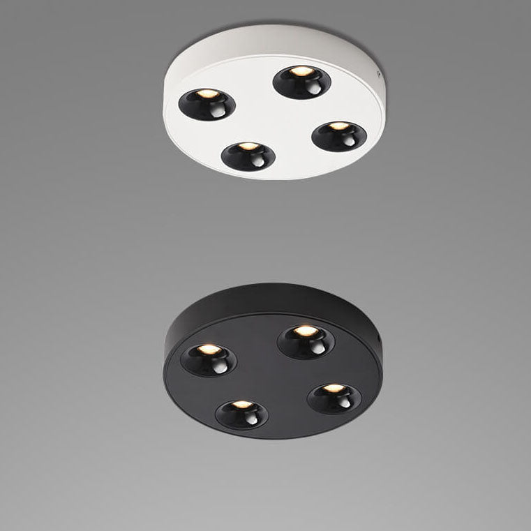 Minimalist Round Plate Spotlight Slim LED Flush Mount Ceiling Light