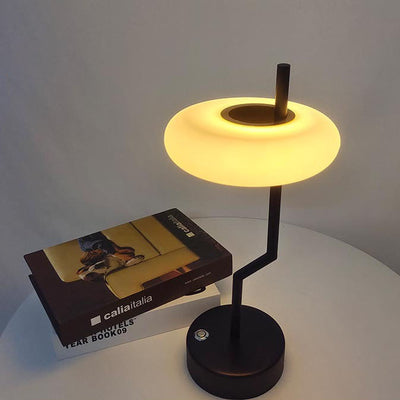 Modern Retro Minimalist Rotatable Iron Aluminum LED Table Lamp