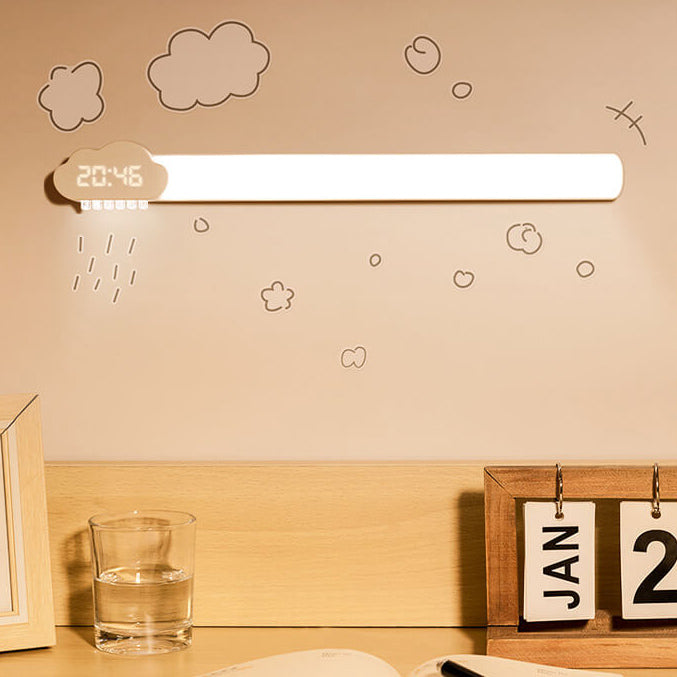 Lámpara de pared LED recargable de tubo simple con protección ocular 