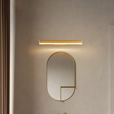 Minimalist Rectangular Strip LED Vanity Light Mirror Front Wall Sconce Lamp