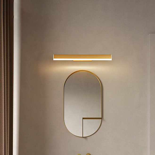 Minimalist Rectangular Strip LED Vanity Light Mirror Front Wall Sconce Lamp