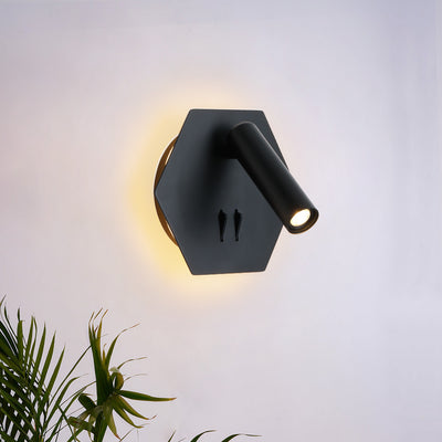 Lampe murale à LED réglable hexagonale Nordic Light Luxury 