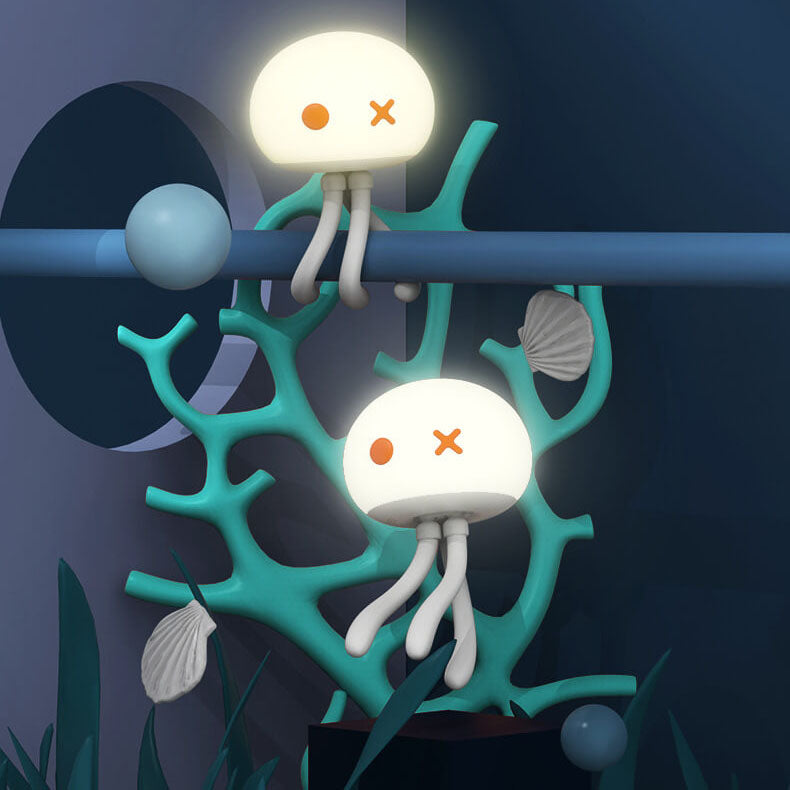 Lámpara de Mesa LED de Medusa Creativa de Silicona 