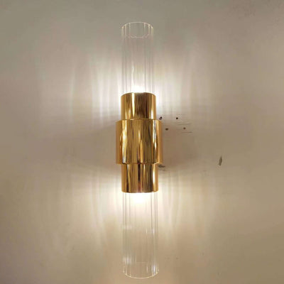 Applique Murale Moderne en Fer et Verre 1/2 Lumière 