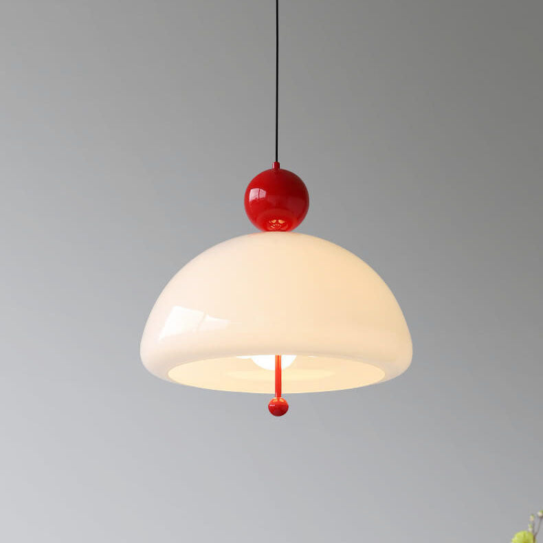Moderne Einfachheit Floraler Glasschirm Kugel Dekor 3-Leuchten Pendelleuchte für Wohnzimmer 