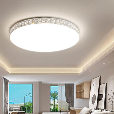 Moderne, minimalistische Pflaumenblüten-runde LED-Einbau-Deckenleuchte 