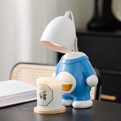 Modern Creative Cartoon Robot 1-Light Melting Wax Table Lamp