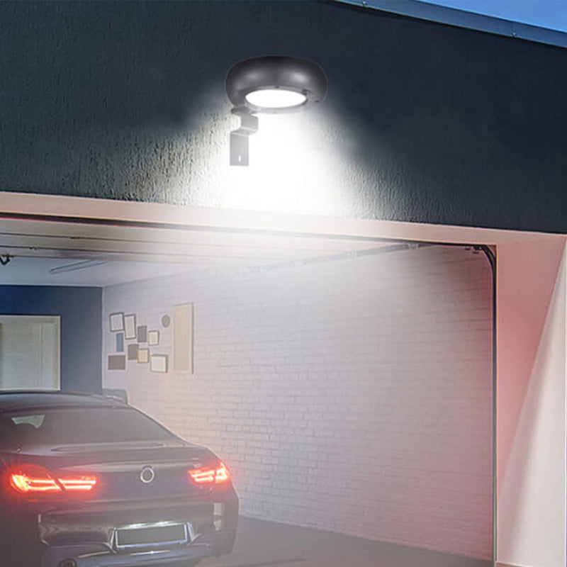 Einfache runde Solar-Outdoor-Wasserdichte Wandleuchte 