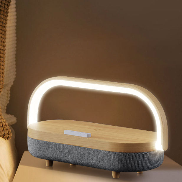 Modern Wireless Charging Induction Bluetooth Charging USB LED Table Lamp