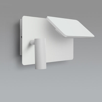 Nordic Minimalist Square Flat Spotlight LED Reading Wall Sconce Lamp