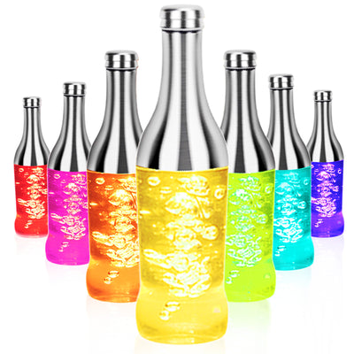 Modern Creative LED RGB Colorful Wine Bottle Night Light Table Lamp