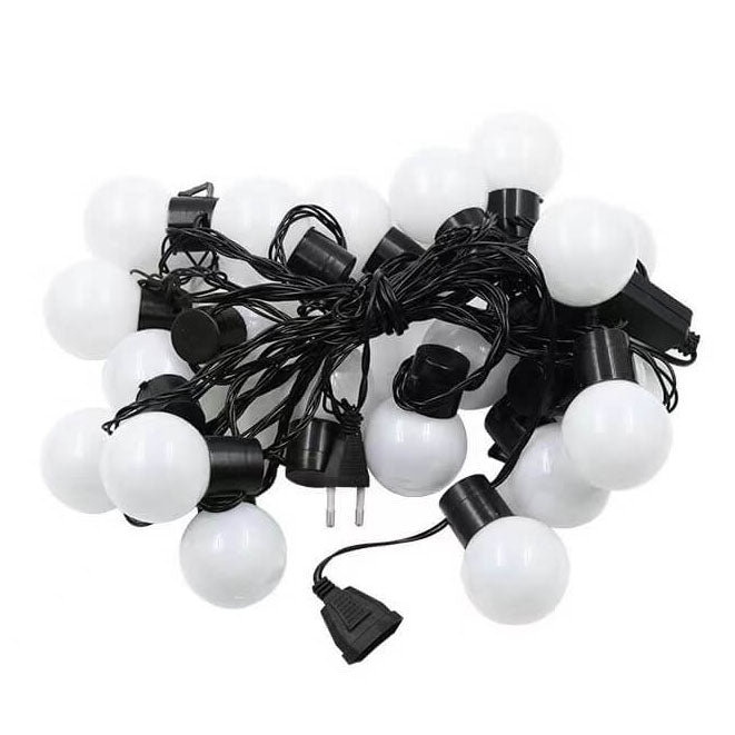 Outdoor Camping Round Ball Light Bulb String LED Decorative String Light