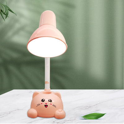 Modern Cartoon Cat Student Eye Care LED Table Lamp