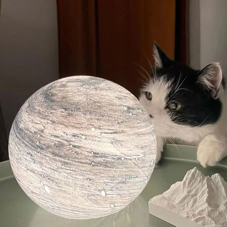 Lampe de table LED moderne et créative Planet Orb 