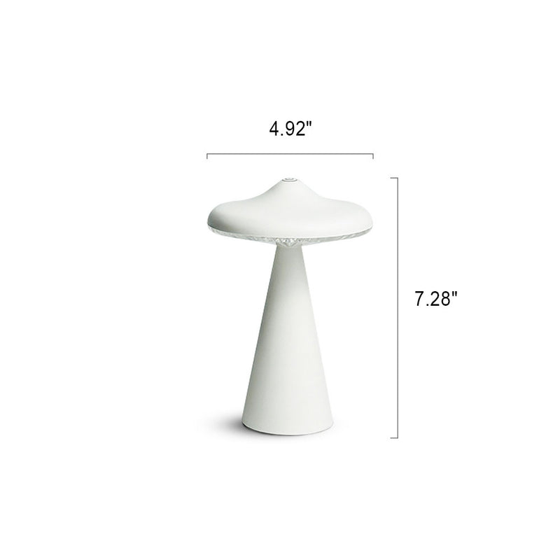 Lampe de Table LED Ambiante OVNI Champignon Créatif Moderne 
