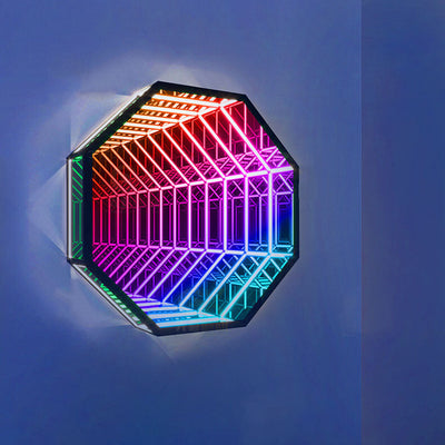 Creative RGB Hexagonal/Octagon LED Decorative Wall Sconce Lamp