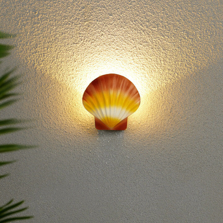 Moderne kreative Schalendesign-Aluminium-LED-wasserdichte Wandleuchte 