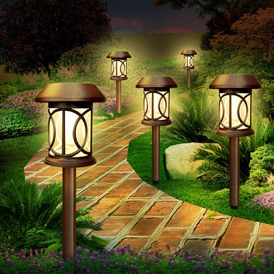 Modern Classics Decorative Solar Outdoor Lawn LED Garden Ground Insert Landscape Light