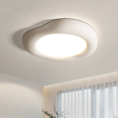 Moderne minimalistische Apfelform LED-Deckenleuchte in Volltonfarbe 