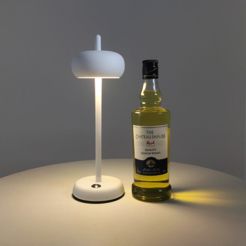 Modern Minimalist Round Drum LED Touch Table Lamp