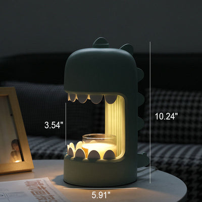 Modern Creative Dinosaur Resin Children 1-Light Melting Wax Table Lamp