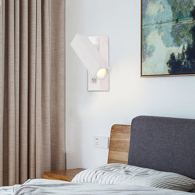 Modern Minimalist Acrylic Rectangular Irradiated LED Wall Sconce Lamp