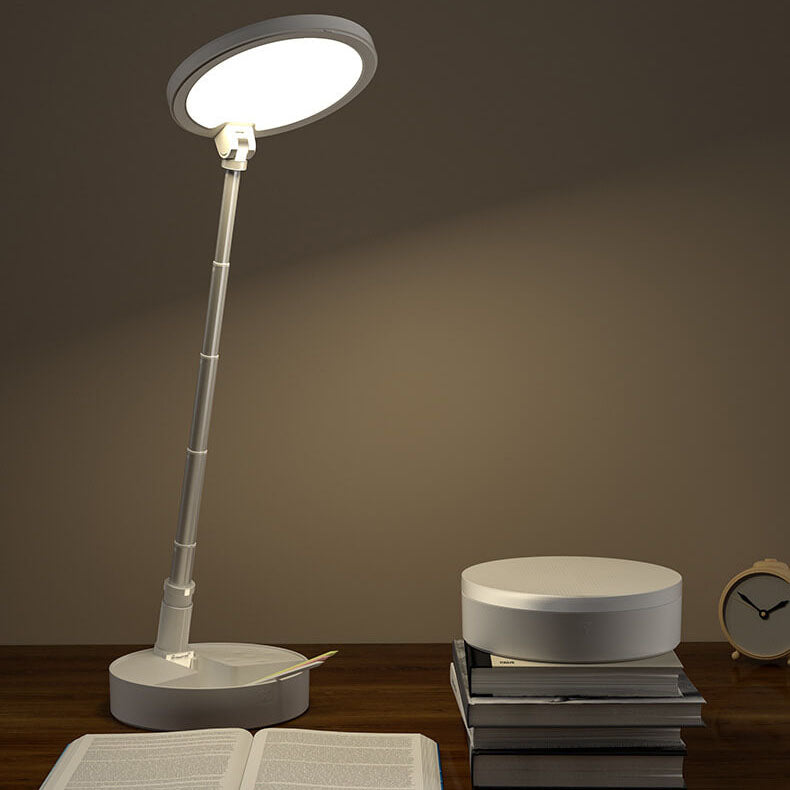 Lampe de table LED pliable rechargeable par USB pour étudiant 