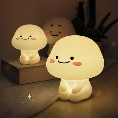 Cartoon Smart Moly Silikon Emoji LED Nachtlicht Tischlampe 