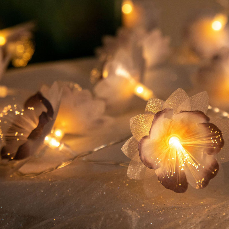 Creative Fiber Optic Flower String Lights LED Decorative String Lights