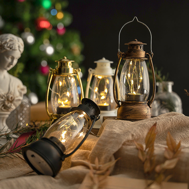 Modern Retro Christmas Decorative LED Night Light Table Lamp
