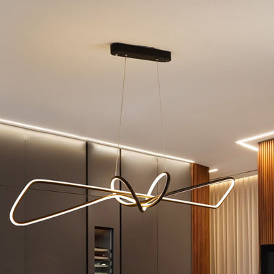 Creative Light Luxury Bow Design LED Chandelier