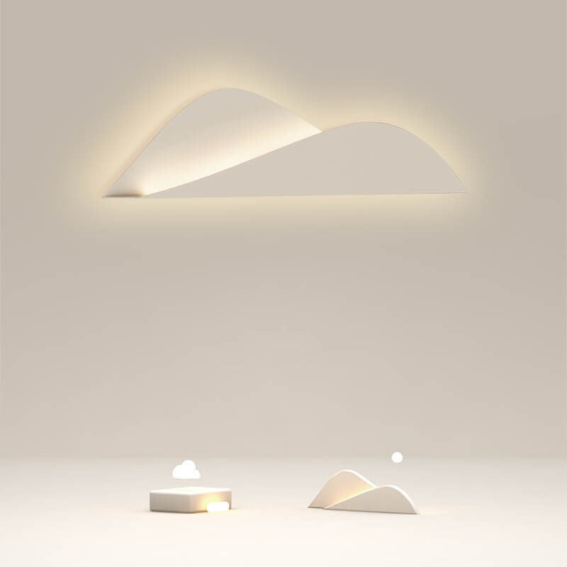 Moderner minimalistischer Bergdesign Eisen LED Wandleuchte Lampe 