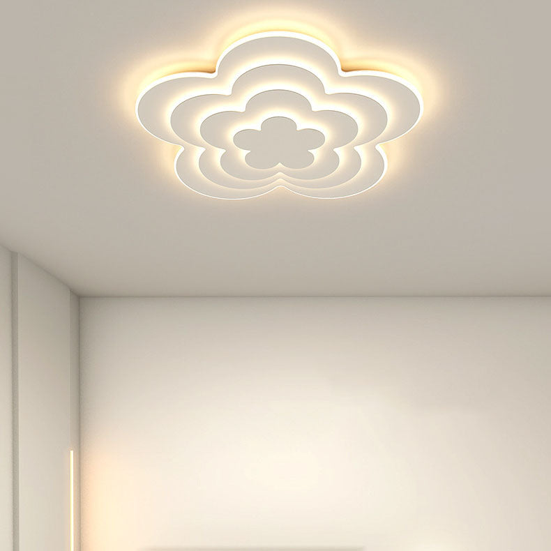 Moderne kreative Blumen-Blütenblatt-Acryl-LED-Unterputzbeleuchtung