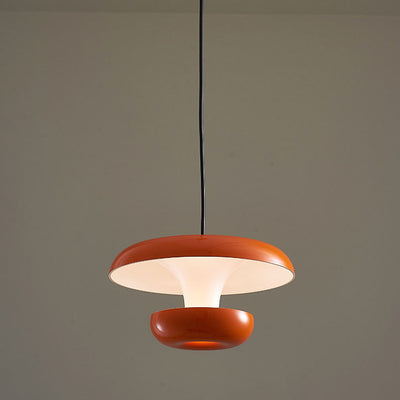 Moderne, minimalistische, einfarbige LED-Pendelleuchte aus Qualleneisen 