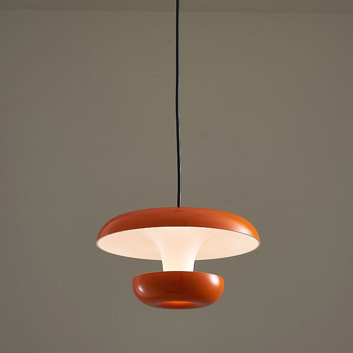 Moderne, minimalistische, einfarbige LED-Pendelleuchte aus Qualleneisen 