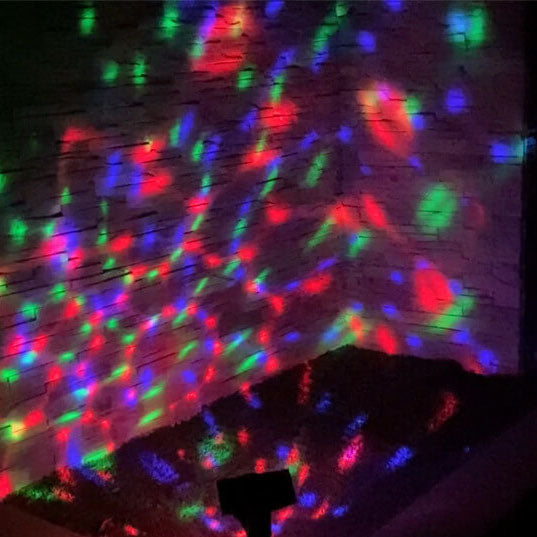 Proyección de Color Rotativa Solar LED para Jardín al Aire Libre 