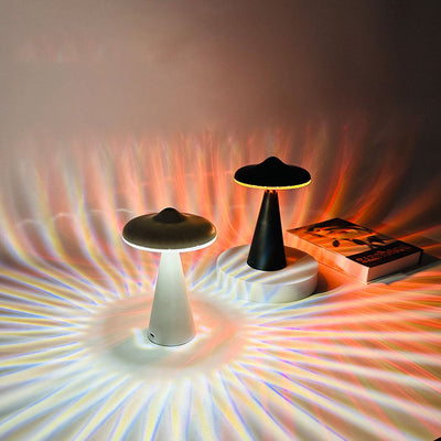 Modern Creative UFO USB Rechargeable LED Night Light Table Lamp