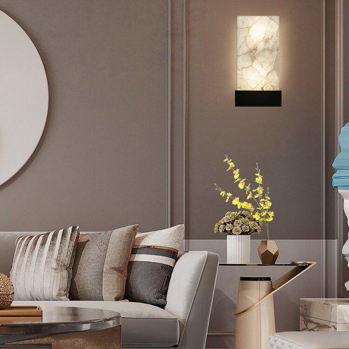 Lampe Applique Murale 1 Lumière en Lucite et Fer de Luxe Nordique 