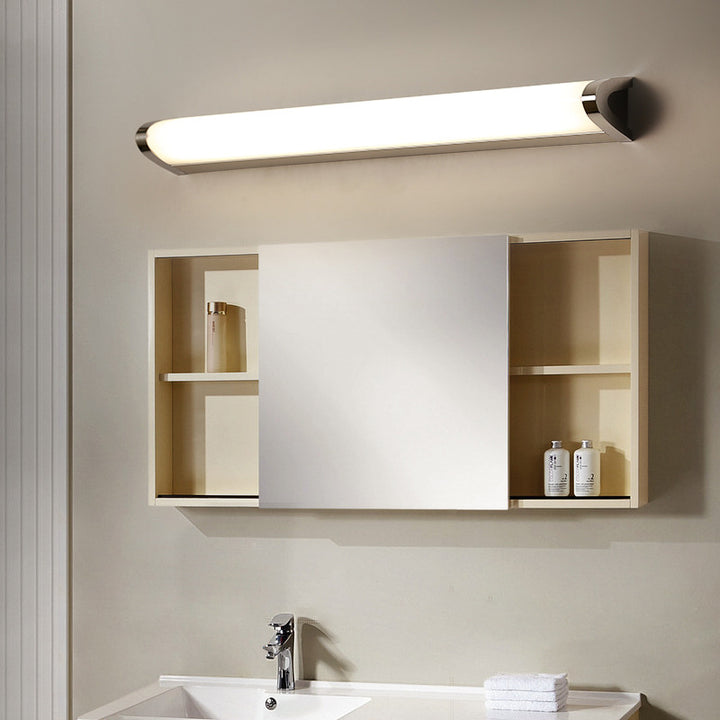 Modern Minimalist V-shaped Column Aluminum Vanity Light LED Mirror Front Wall Sconce Lamp For Bathroom