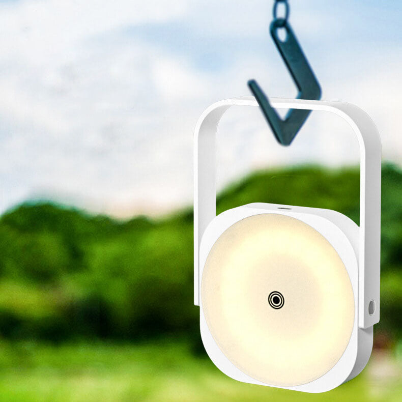 Luz de noche decorativa recargable por USB colgante, giratoria y plegable creativa 