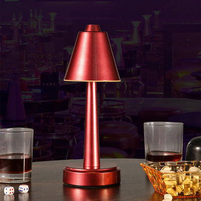 Retro Creative Metal Cone Touch USB LED Table Lamp