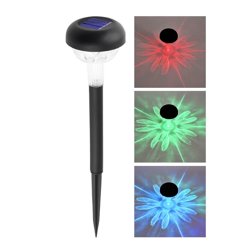 Solar Waterproof Flower Shape Lighting Design LED Outdoor Decorative Lawn Light