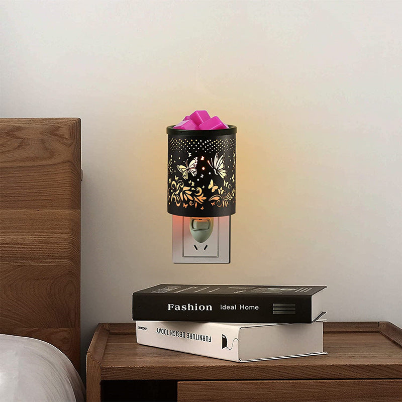 Modern Creative Iron Butterfly Melting Wax Projection 1-Light Wall Sconced Lamp
