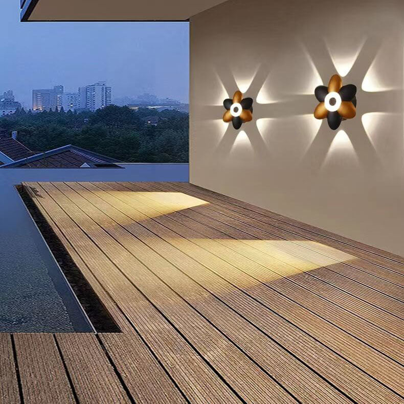 مصباح جداري LED مضيء بتصميم عصري وإبداعي من الألومنيوم 