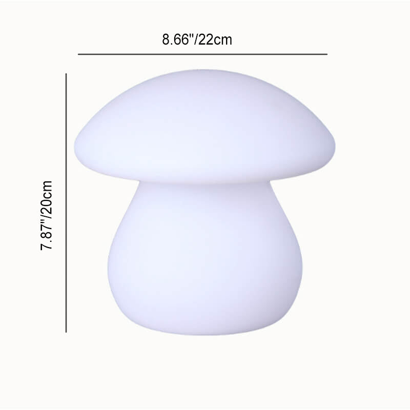 Outdoor Simulation Mushroom PE LED Waterproof Lawn Decorative Landscape Light