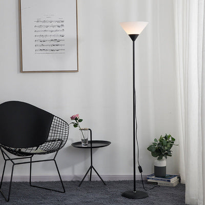 Creative Minimalist Cone Shade 1-Light Standing Floor Lamp