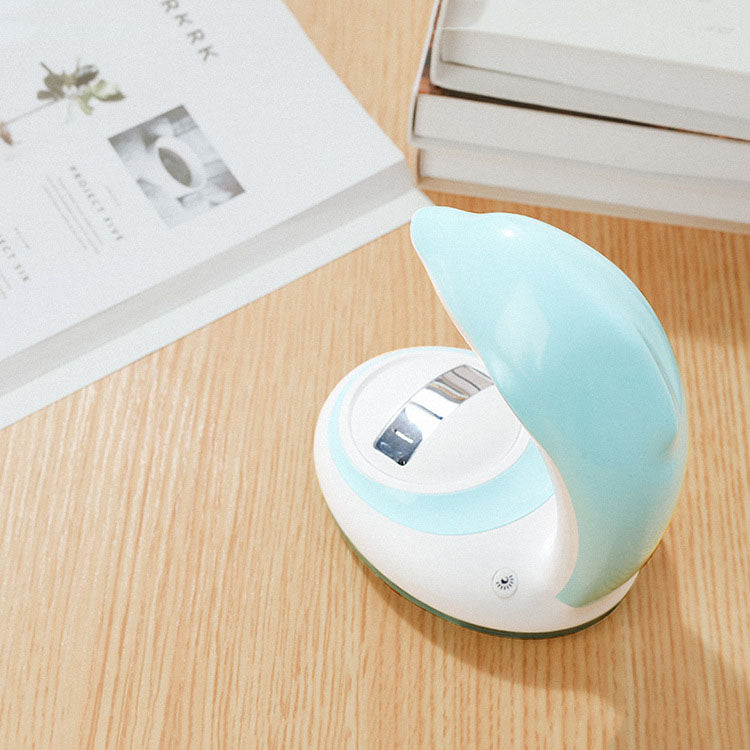 Kreative Delphin-Projektions-Regenbogen-LED-USB-Nachtlicht-Tischlampe 