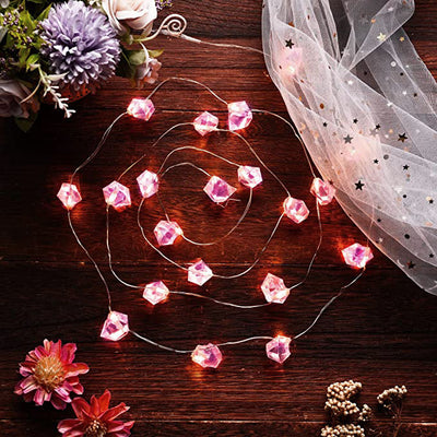 Creative Irregular Gems String Lights Acrylic LED Decorative String Lights