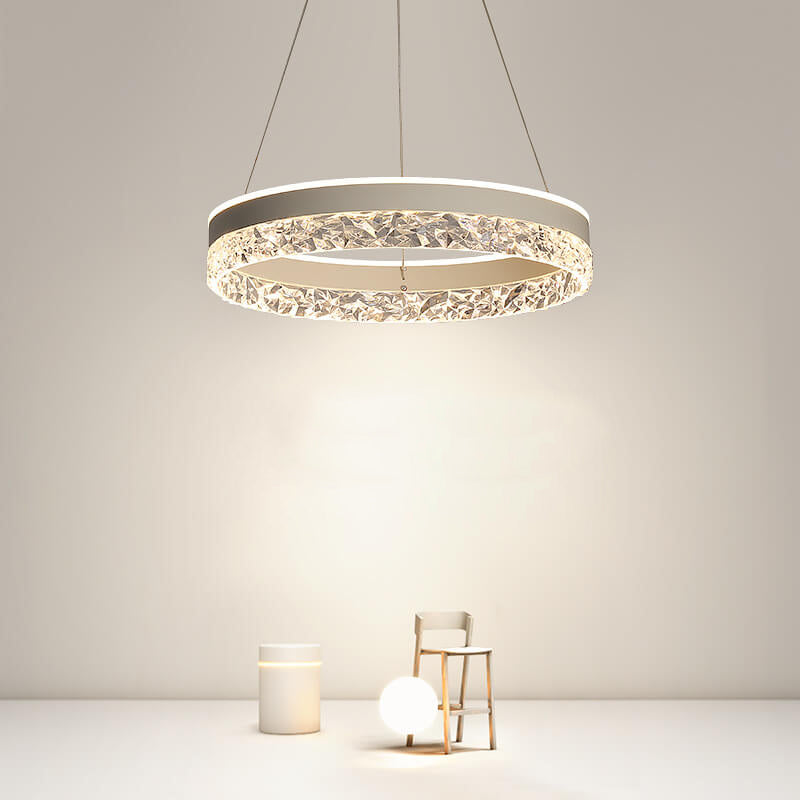 Modern Minimalist Ring Hollow Design LED Chandelier